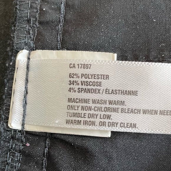 GAP Modern Boot Dress Pants Charcoal, Dual Slit Pockets. - Picture 7 of 9